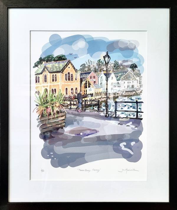 - a , Print by Jo Menhinick, measuring 38 x 30 cm (H x W) framed at 53 x 45 cm £195